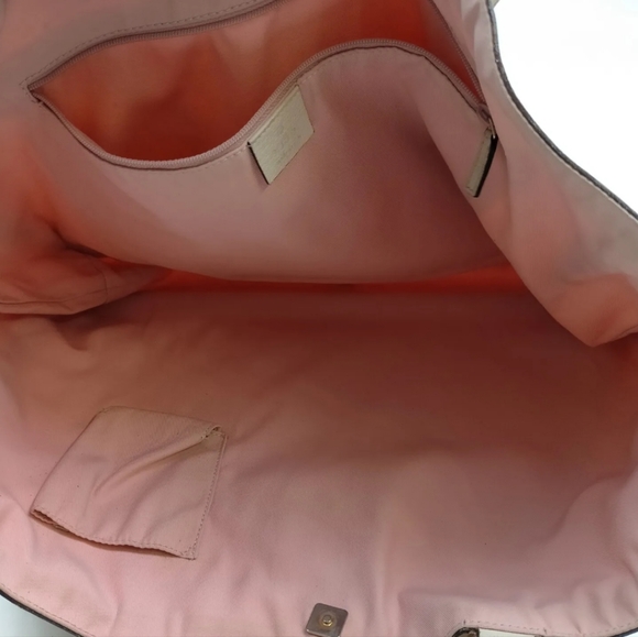 Gucci Tote Bag Pink Canvas - Picture 8 of 12